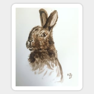 Mr Cottontail Bunny Rabbit Sticker